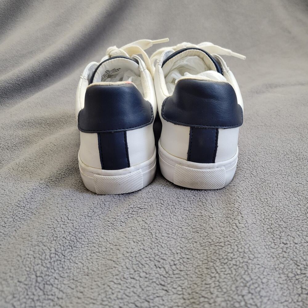 TOMMY HILFIGER LENDON Sneaker Womens 9M White Leather Red Blue Logo 5970720 - Picture 6 of 15